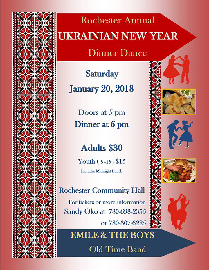 Ukrainian New Year Rochester Visit Athabasca